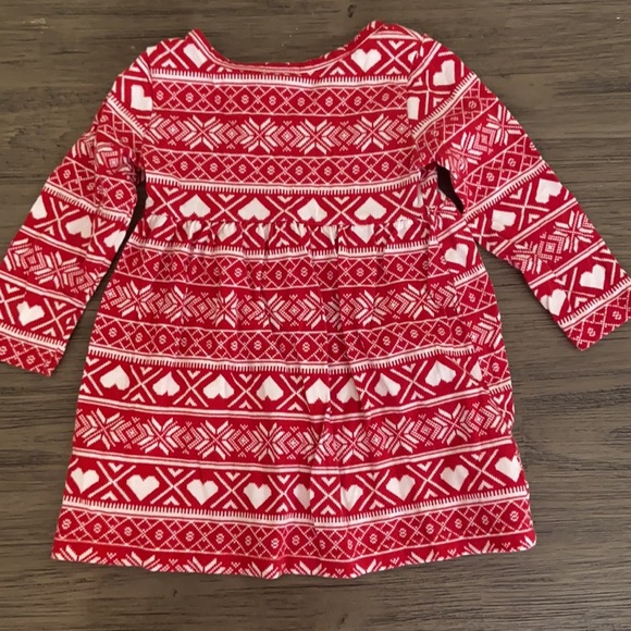 Old Navy Red Girl Heart Dress 12 - 18 months - Picture 5 of 7